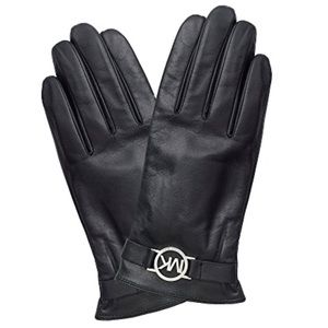 MICHAEL KORS LEATHER GLOVES WITH FINGER TOUCH 💖